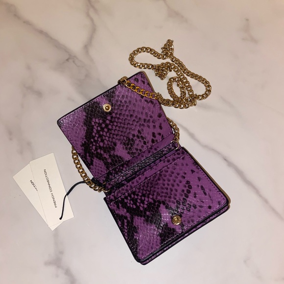 FRENCH CONNECTION Ines Python Card Holder - Picture 8 of 8